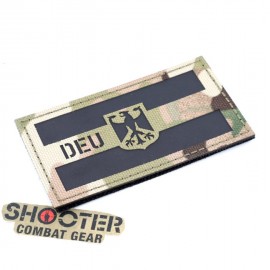 SCG Laser cut Patch" DEU Flag-MC