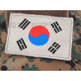 SCG Hook & Loop Fasteners Patches " South Korea flag-ACU"