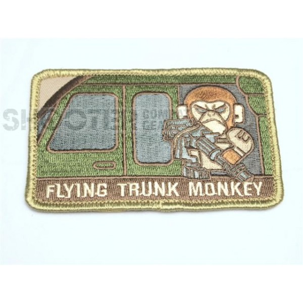 MSM Hoop & Loop Patch "Flying Trunk Monkey"(MULTICAM)