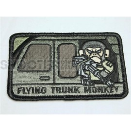 MSM Hoop & Loop Patch "Flying Trunk Monkey"(ACU)