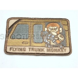 MSM Hoop & Loop Patch "Flying Trunk Monkey"(DESERT)