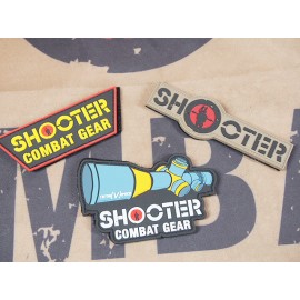 SCG PVC Hoop & Loop Patch '' SHOOTER LOGO -3PCS set'
