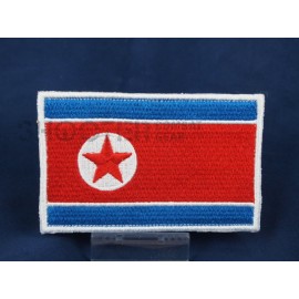 SCG Hook & Loop Fasteners Patches " North Korea Flag "