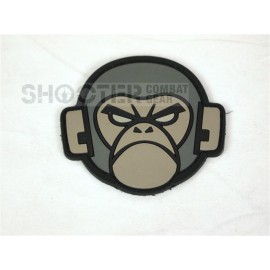 MSM PVC Hoop & Loop Patch "MONKEY LOGO-ACUDARK "