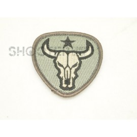 MSM Hoop & Loop Patch "Bull Skull-ACU "