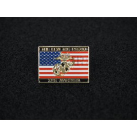 "THE MARINES" small pin badge