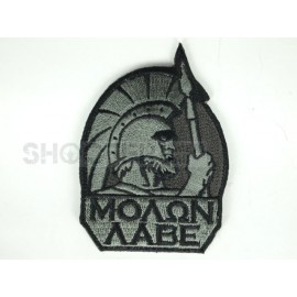 MSM Hoop & Loop Patch "Molon Labe Full -ACU Dark)