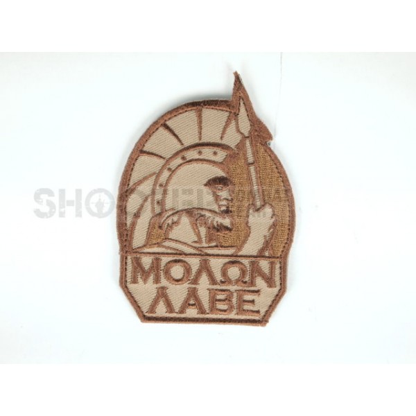 MSM Hoop & Loop Patch "Molon Labe Full "(DESERT)