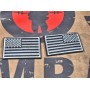 SCG Hook & Loop Fasteners Patches "USA Flag Set-GREY"