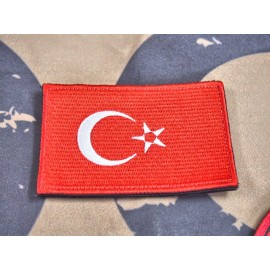 SCG Hoop & Loop Patches " Turkey Flag -Red"