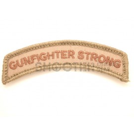 MSM Hoop & Loop Patch "Gunfighter Strong-Desert"