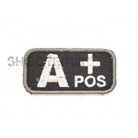 MSM Hoop & Loop Patch "Bloodtypes A pos - swat"