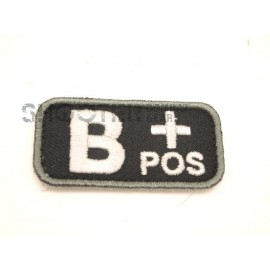 MSM Hoop & Loop Patch "Bloodtypes B (POS)-SWAT"