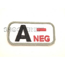 MSM Hoop & Loop Patch "Bloodtypes A (NEG)-Medical"