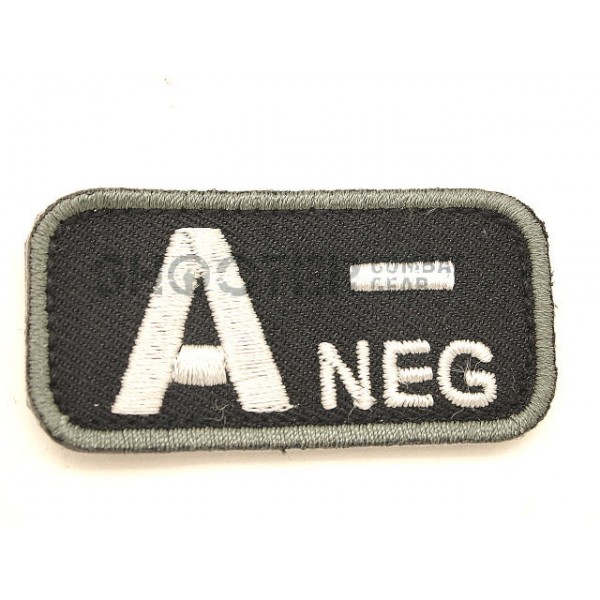 MSM Hoop & Loop Patch "Bloodtypes A (NEG)-SWAT"