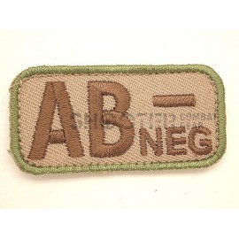 MSM Hoop & Loop Patch "Bloodtypes AB (NEG)-MC"