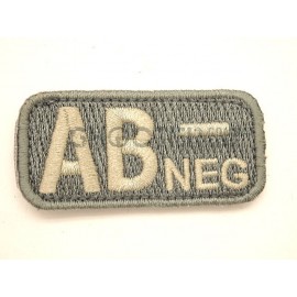 MSM Hoop & Loop Patch "Bloodtypes AB (NEG)-ACU-Light"