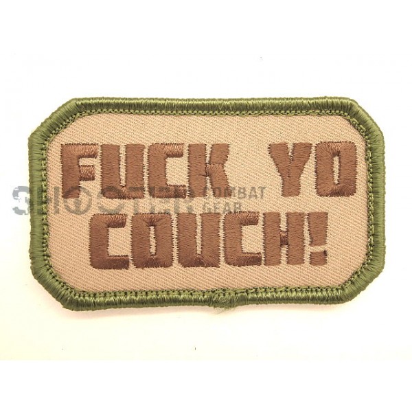 MSM Hoop & Loop Patch "F Yo Couch-MC "