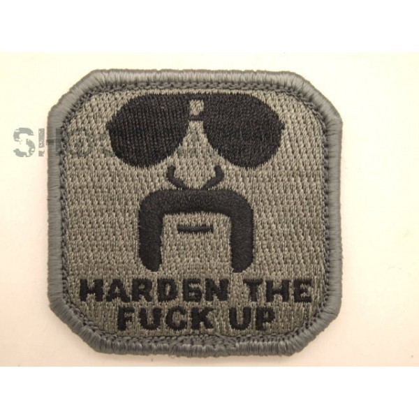 MSM Hoop & Loop Patch "Harden Up-ACU-DARK"