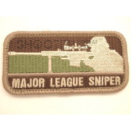 MSM Hoop & Loop Patch "Major League Sniper-ARID"