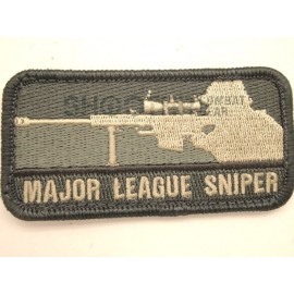 MSM Hoop & Loop Patch "Major League Sniper-ACU-Light"