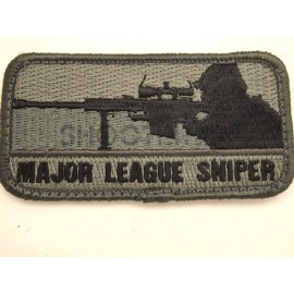 MSM Hoop & Loop Patch "Major League Sniper-ACU-DARK"