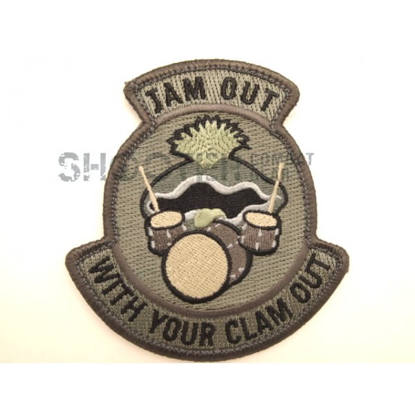 MSM Hoop & Loop Patch "Jam Out-ACU"