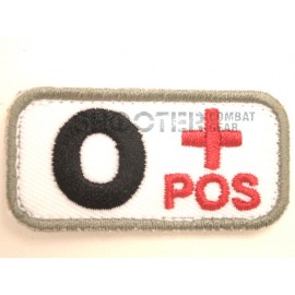MSM Hoop & Loop Patch "Bloodtypes O (POS)-Medical"