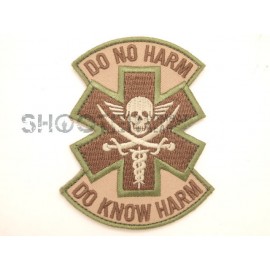 MSM Hoop & Loop Patch "Do No Harm (Pirate)-MC"