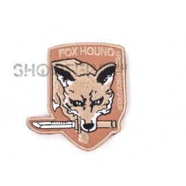SCG Hoop & Loop Patch '' FOX HOUND-Tan''