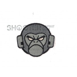 MSM Hoop & Loop Patch "Mil Spec Monkey Logo-ACU-Dark"
