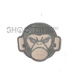 MSM Hoop & Loop Patch "Mil Spec Monkey Logo-ACU-Light"