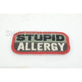 MSM Hoop & Loop Patch "Stupid Allergy-ACU"