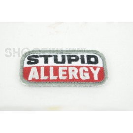 MSM Hoop & Loop Patch "Stupid Allergy-Medical"