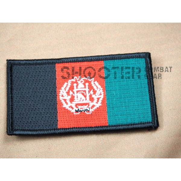 SCG Hook & Loop Fasteners Patches " Afghanistan Flag "