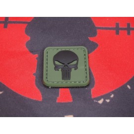 Punisher Skull PVC Patches (OD)