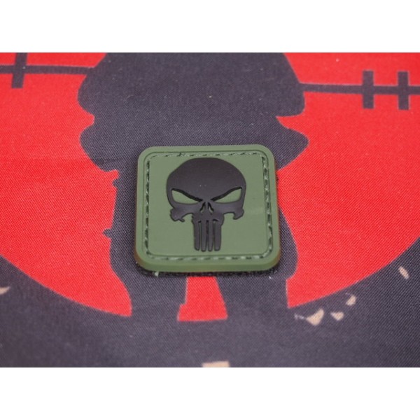 Punisher Skull PVC Patches (OD)