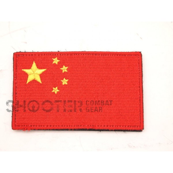 SCG Hook & Loop Fasteners Patches " China Flag"