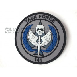 SCG 3D PVC COD6 Hoop & Loop Patch "TASK FORCE 141-Blue"