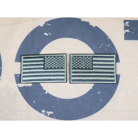 SCG Hook & Loop Fasteners Patches "USA Flag Set- RG"