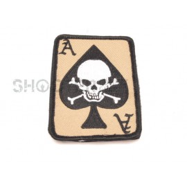 Hoop & Loop Patch '' Death Dealer Card"