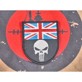 Hoop & Loop Patch ''  Punisher UK Flag''
