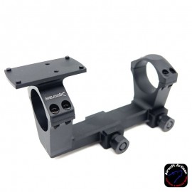 AIRSOFT ARTISAN NF STYLE 30MM ONE PIECE MOUNT WITH MICRO REFLEX SIGHT MOUNT (BK)