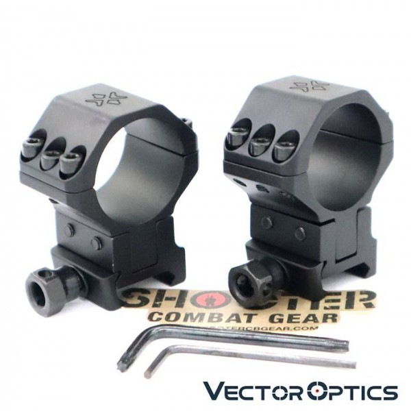 VECTOR OPTICS X-ACCU 30mm Adjustable Elevation Picatinny Rings