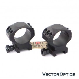 VECTOR OPTICS 30mm X-Accu 1" Low Profile Picatinny Scope Rings