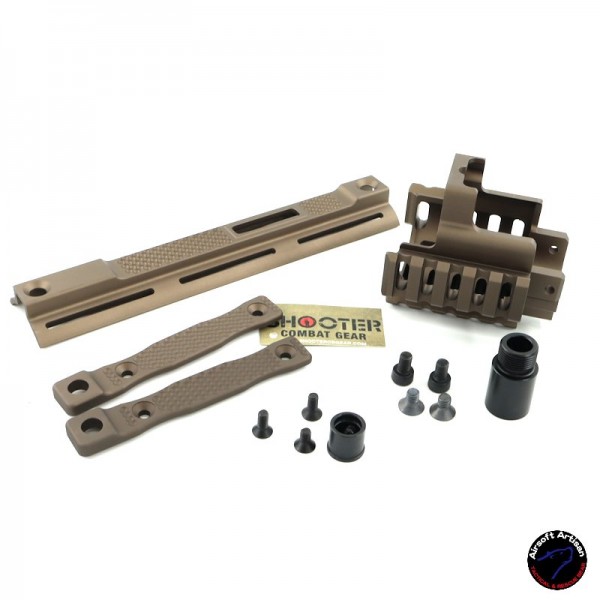 AIRSOFT ARTISAN PMM STYLE SCAR FRONT SET KIT FOR WE SCAR GBB / AEG SERIES (DDC)