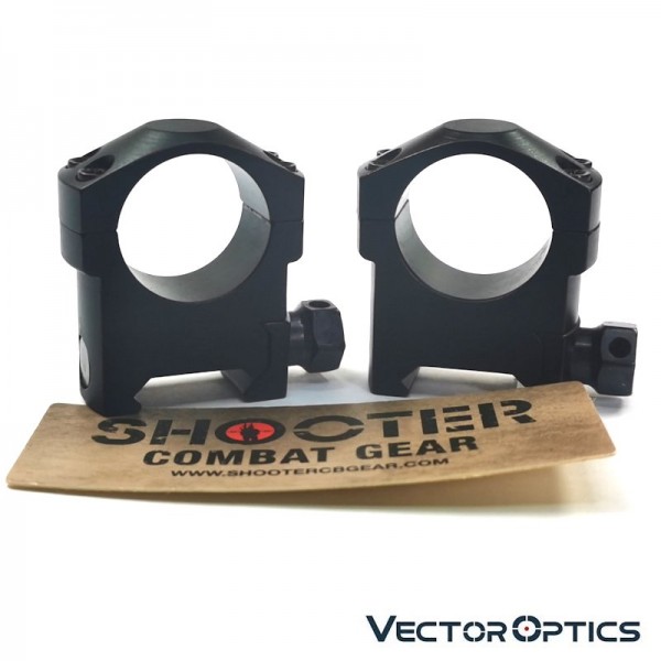 Vector Optics Tactical 25.4mm Medium Mark Weaver Mount Rings 