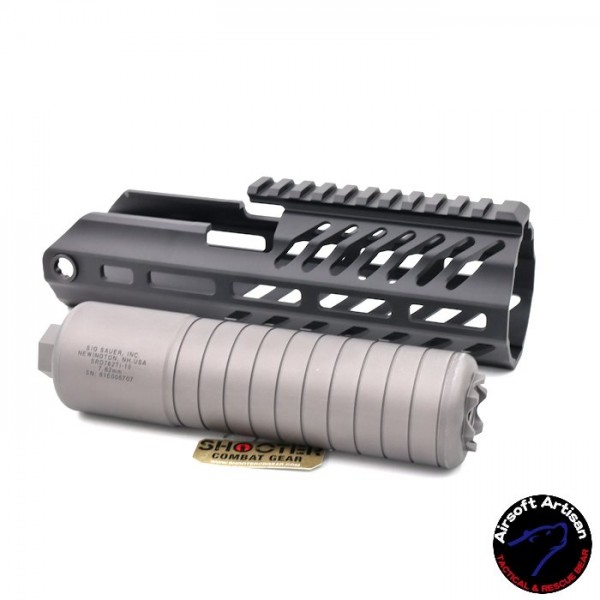 AIRSOFT ARTISAN MCX RATTLER SD HANDGUARD SET (Black)