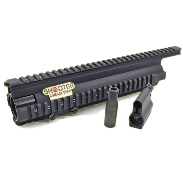 AIRSOFT ARTISAN G28 DSI STYLE HANDGUARD FOR MARUI HK417 EBB (BK)