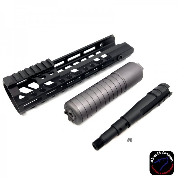 AIRSOFT ARTISAN 10INCH SUR300 HANDGUARD SET FOR SIG AIRSOFT MCX LEGACY (BK)